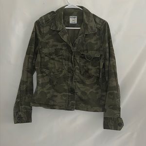 “I Need A Soldier” Green Army Print Jacket